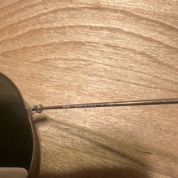 Ray-Ban RB3025 Aviator Sunglasses copper with white temple tips - Picture 5 of 6